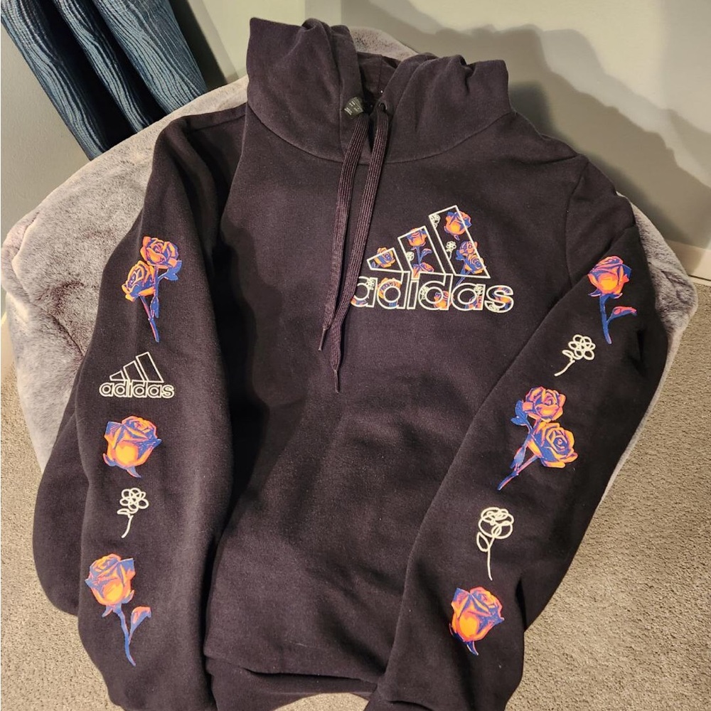 Limited addition Adidas Neon Rose Black Hoodie